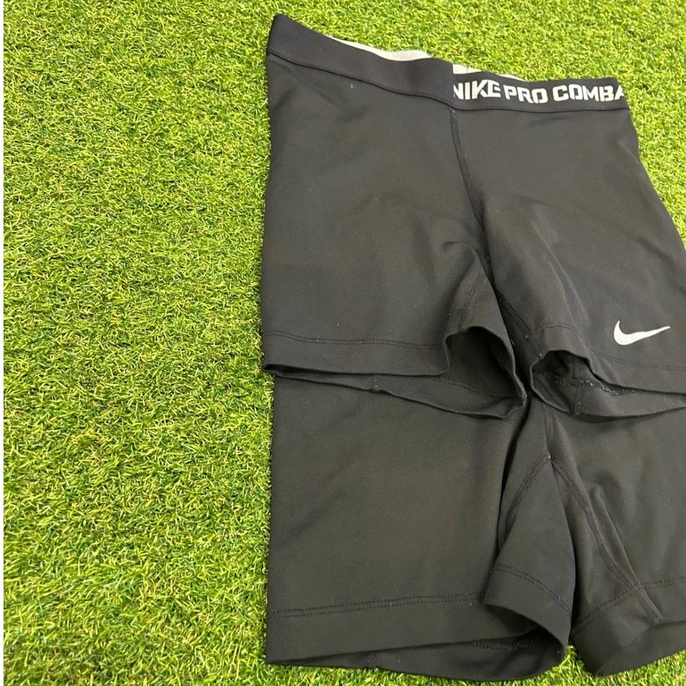 Nike Pro Combat Dri-FIT Compression Shorts Black Athletic Mens Small S